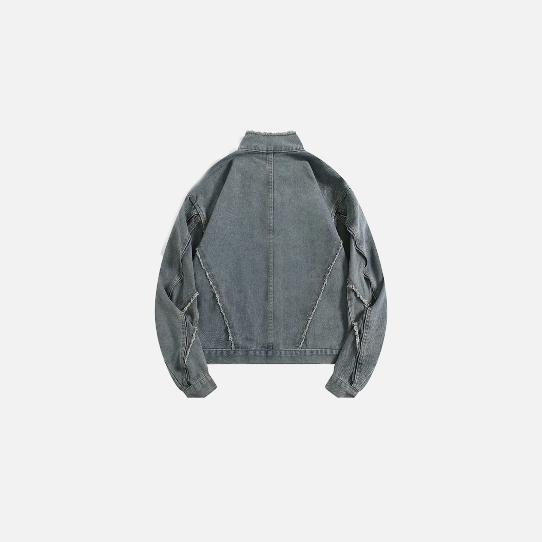 Vintage American Motorcycle Denim Jacket - Luxuryurbanwear
