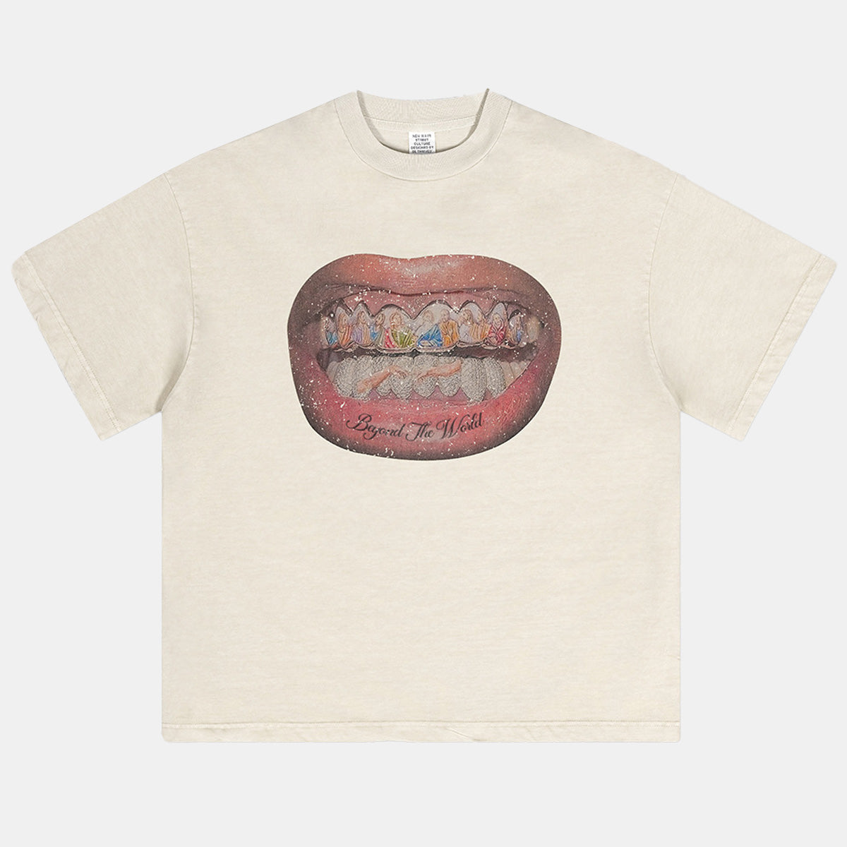Mouth Graphic Print | Hip Hop T-Shirt - Luxuryurbanwear