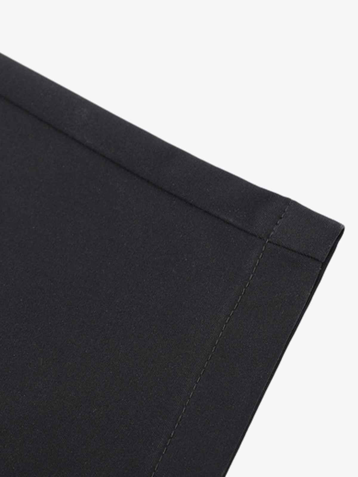 Pleated Drape Bootcut Suit Pants