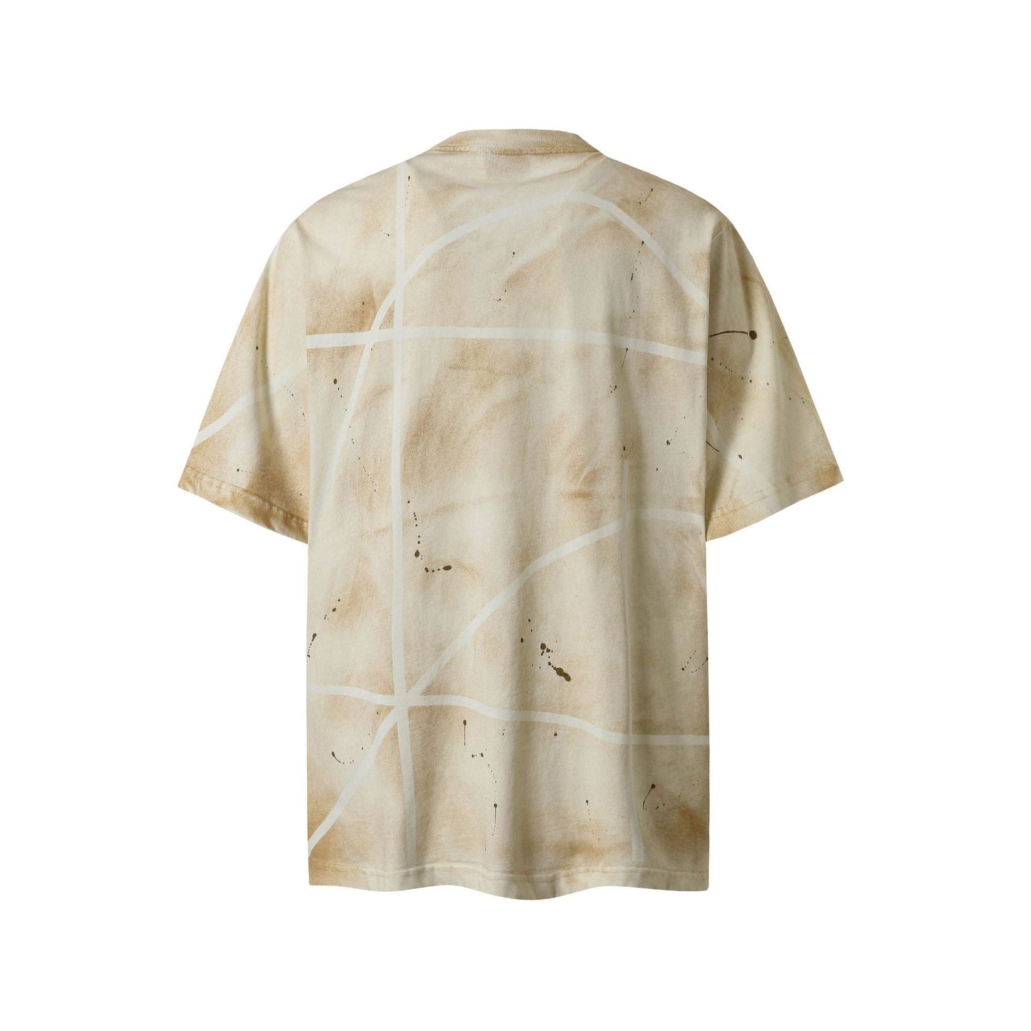 Marble Street Print | Distressed T-Shirt - Luxuryurbanwear