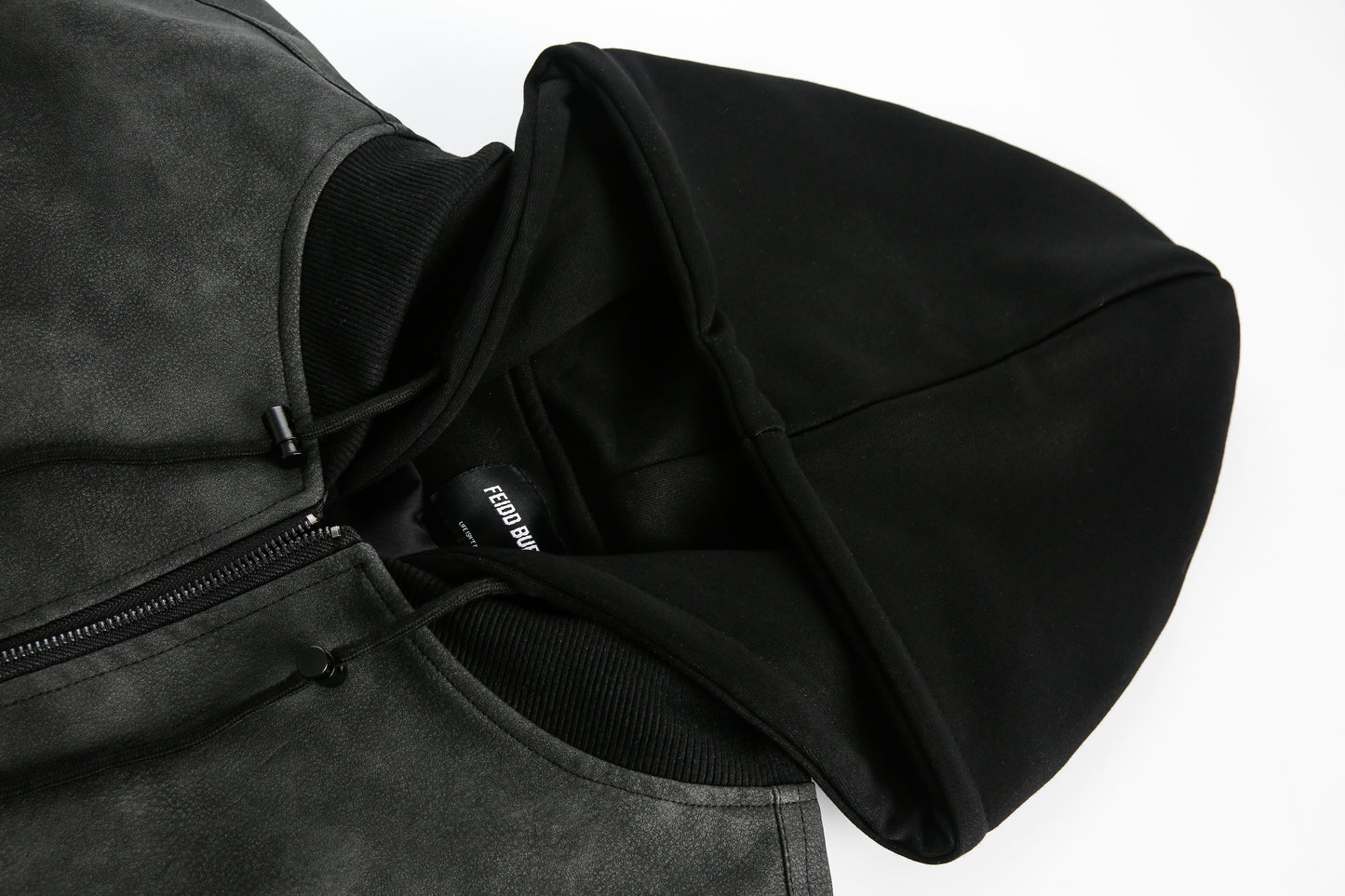 Techwear Style | Layered Hooded Bomber Jacket - Luxuryurbanwear