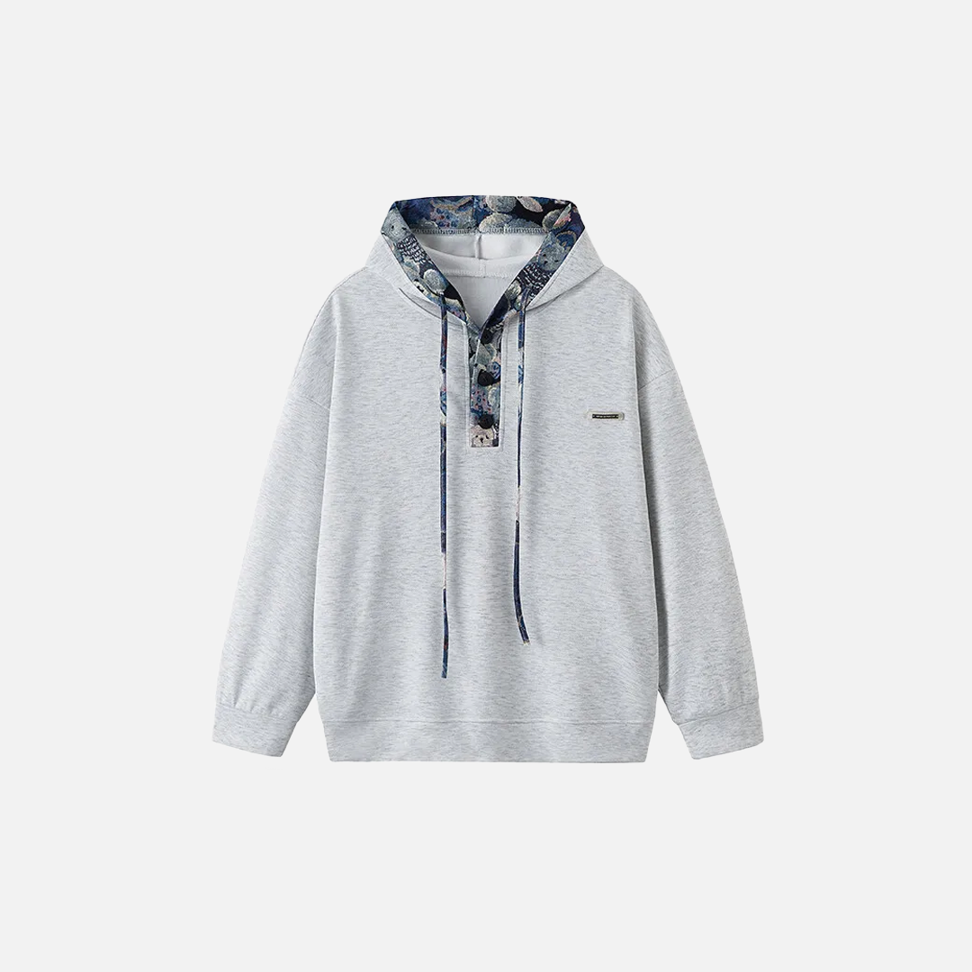 High-Quality Cozy Stand Collar Hooded Sweatshirt - Luxuryurbanwear