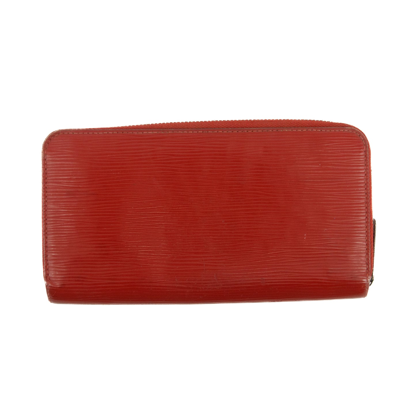 Louis Vuitton Red Epi Zippy Long Wallet #3120