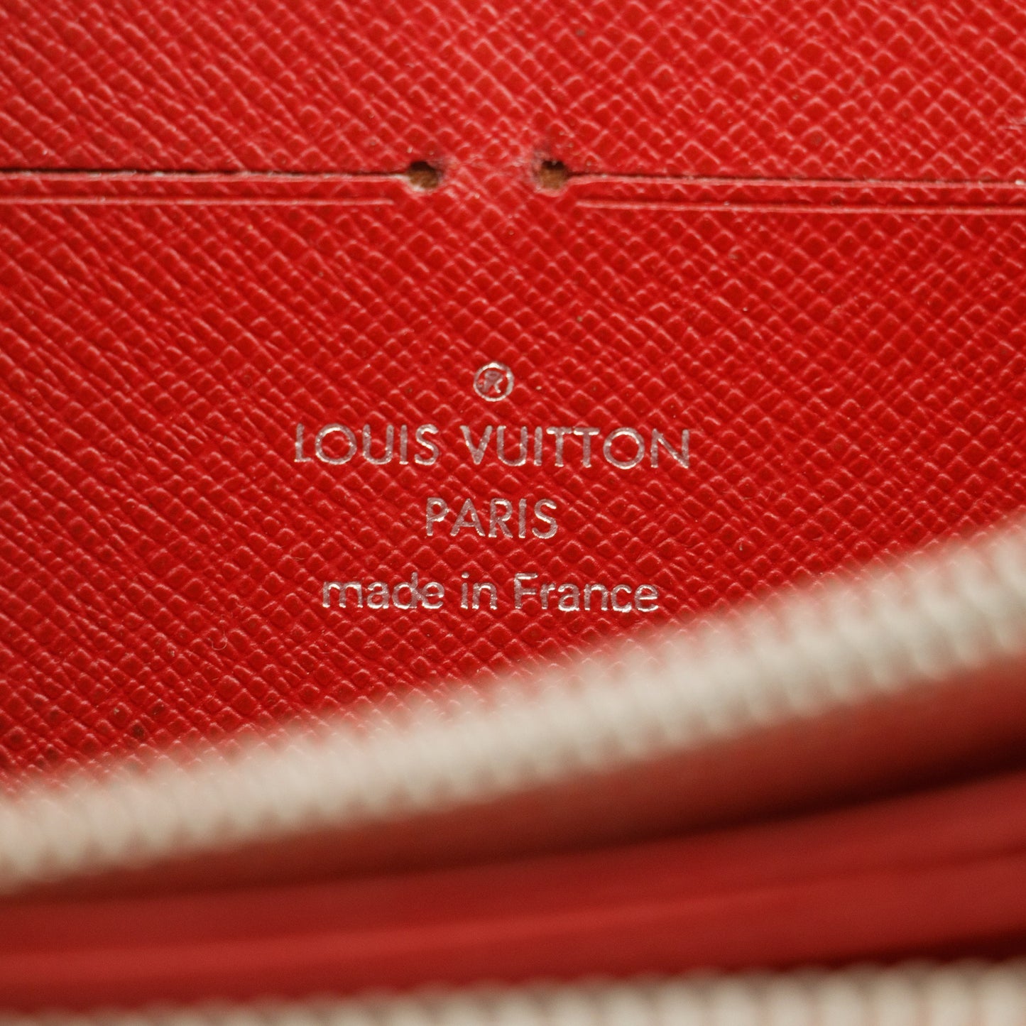 Louis Vuitton Red Epi Zippy Long Wallet #3120