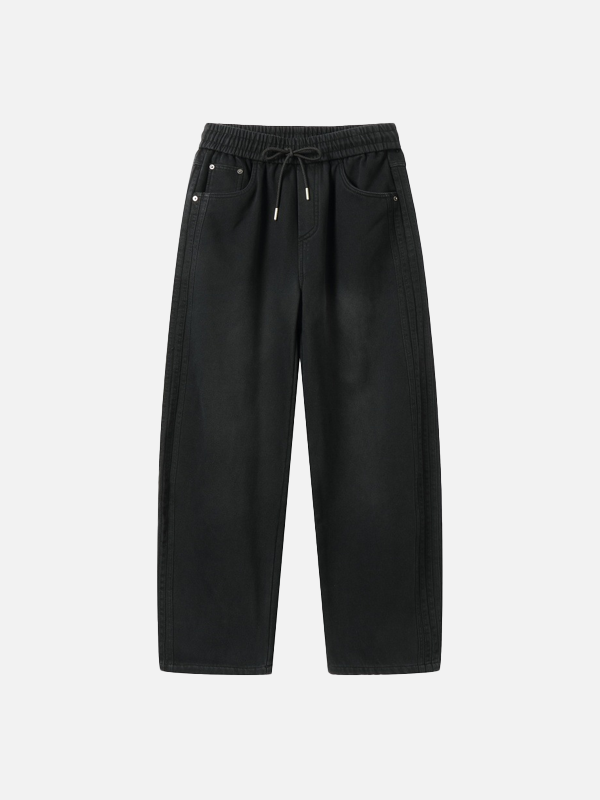 Trendy American Style Fleece-Lined Jogger - Luxuryurbanwear