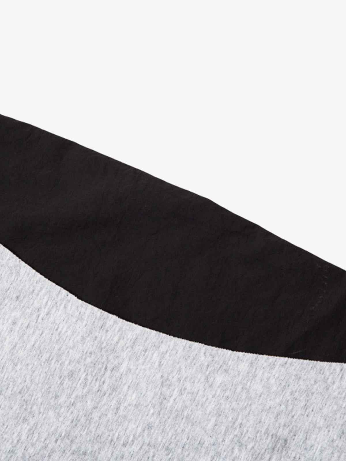 Side Stripe Panel Wide Leg Sweatpants
