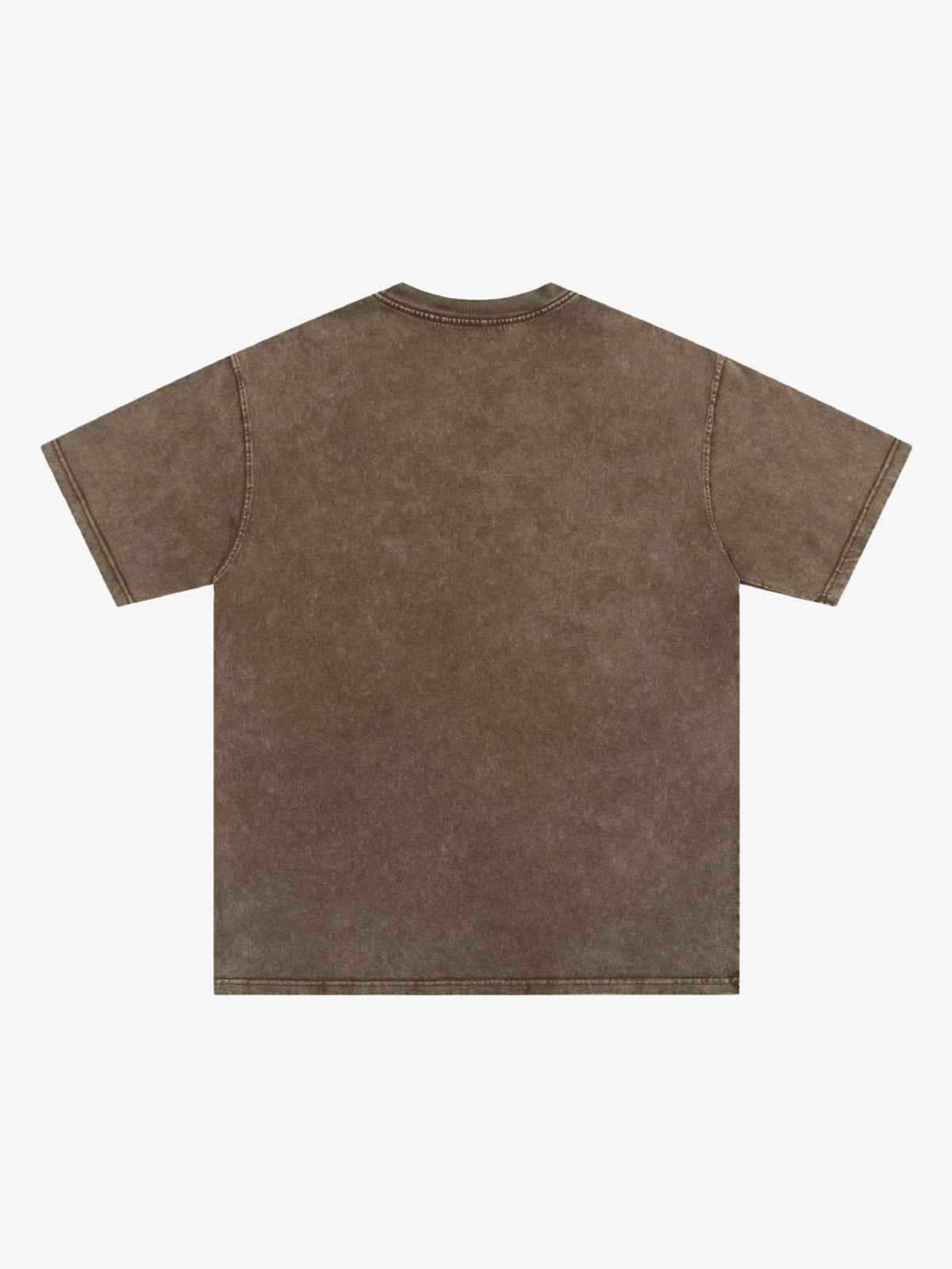 Washed Rhinestone Letter Graphic T-Shirt
