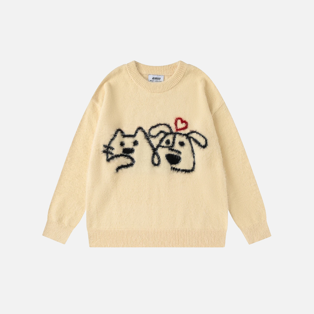 Breathable Oversized Loose Fit Knit Hip Hop Sweater - Luxuryurbanwear