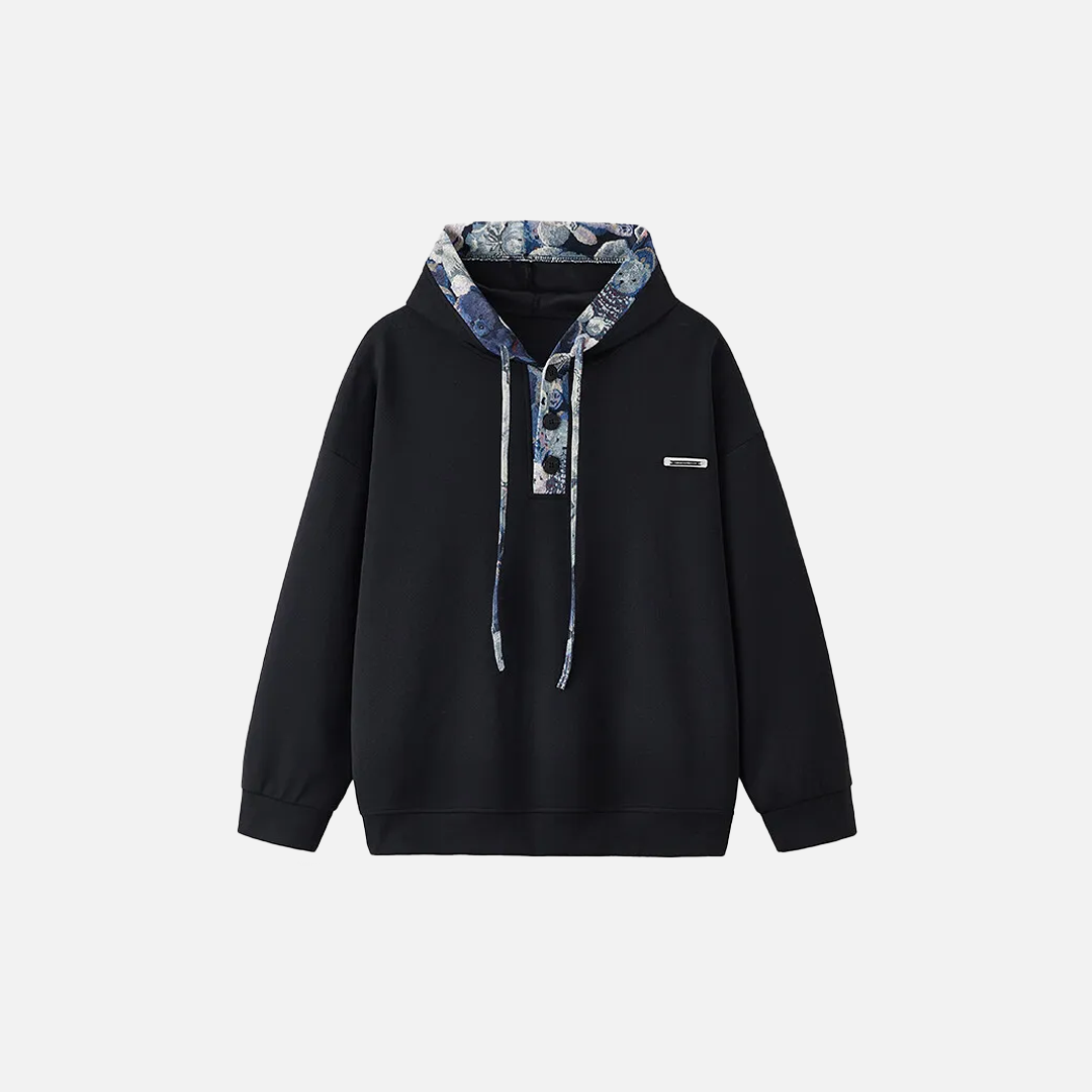 High-Quality Cozy Stand Collar Hooded Sweatshirt - Luxuryurbanwear
