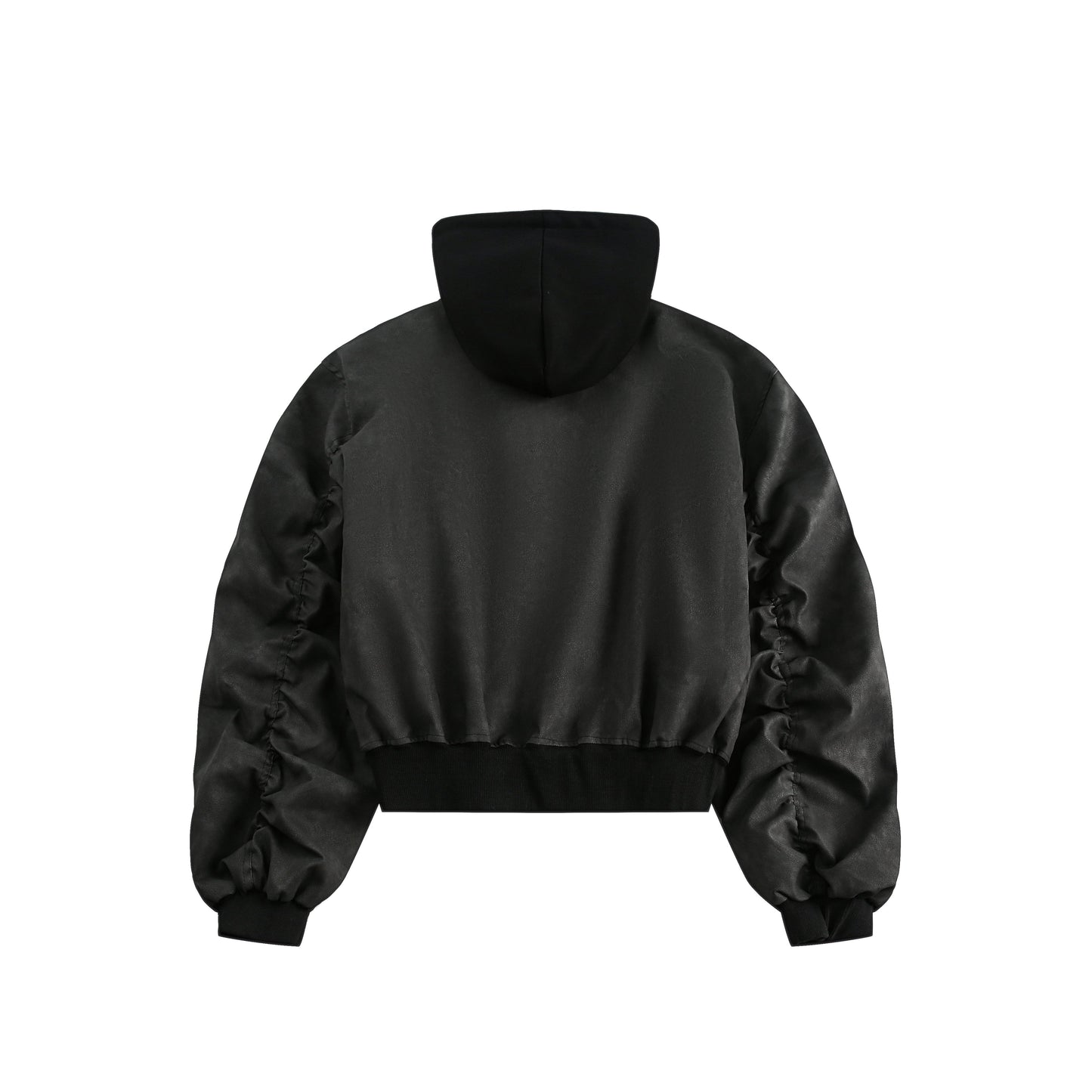 Techwear Style | Layered Hooded Bomber Jacket - Luxuryurbanwear