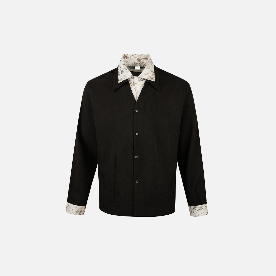 Flattering Black Linen Collared Casual Shirt - Luxuryurbanwear