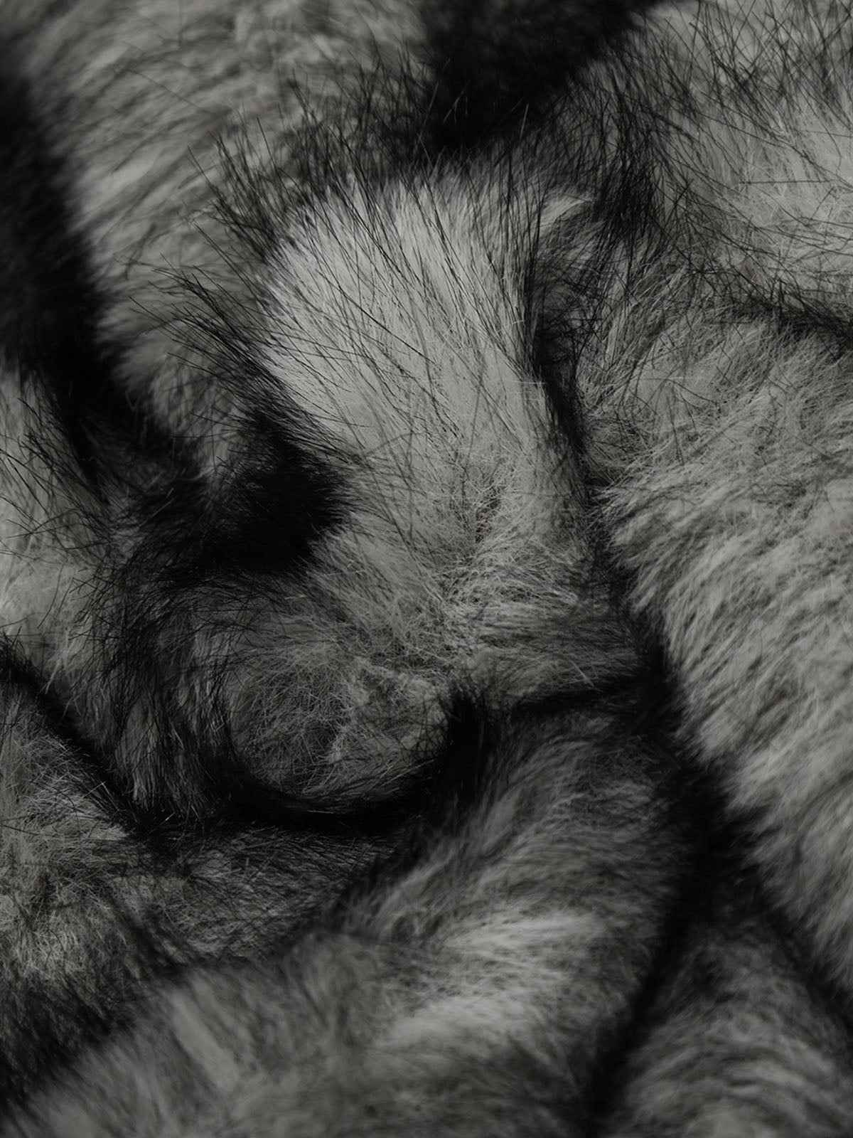 Street Fur Reversible Hooded Jacket - 2493