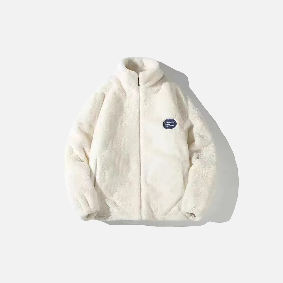 Winter Tie Dye Print Parka Faux Fur Jacket - Luxuryurbanwear