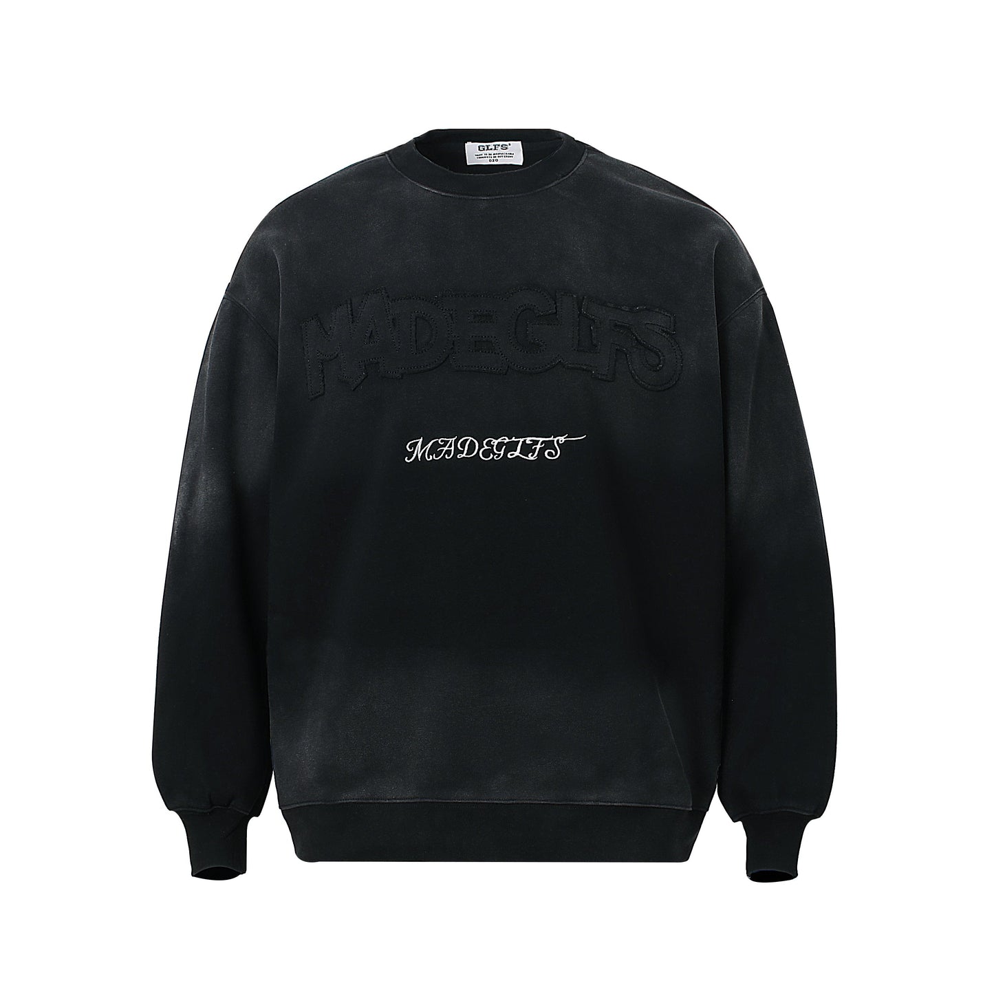 Embroidered Graphic Gradient | Casual Sweatshirt - Luxuryurbanwear