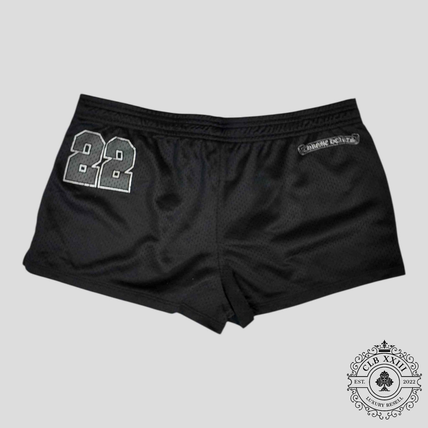 Chrome Hearts Women's Mesh Shorts in Black