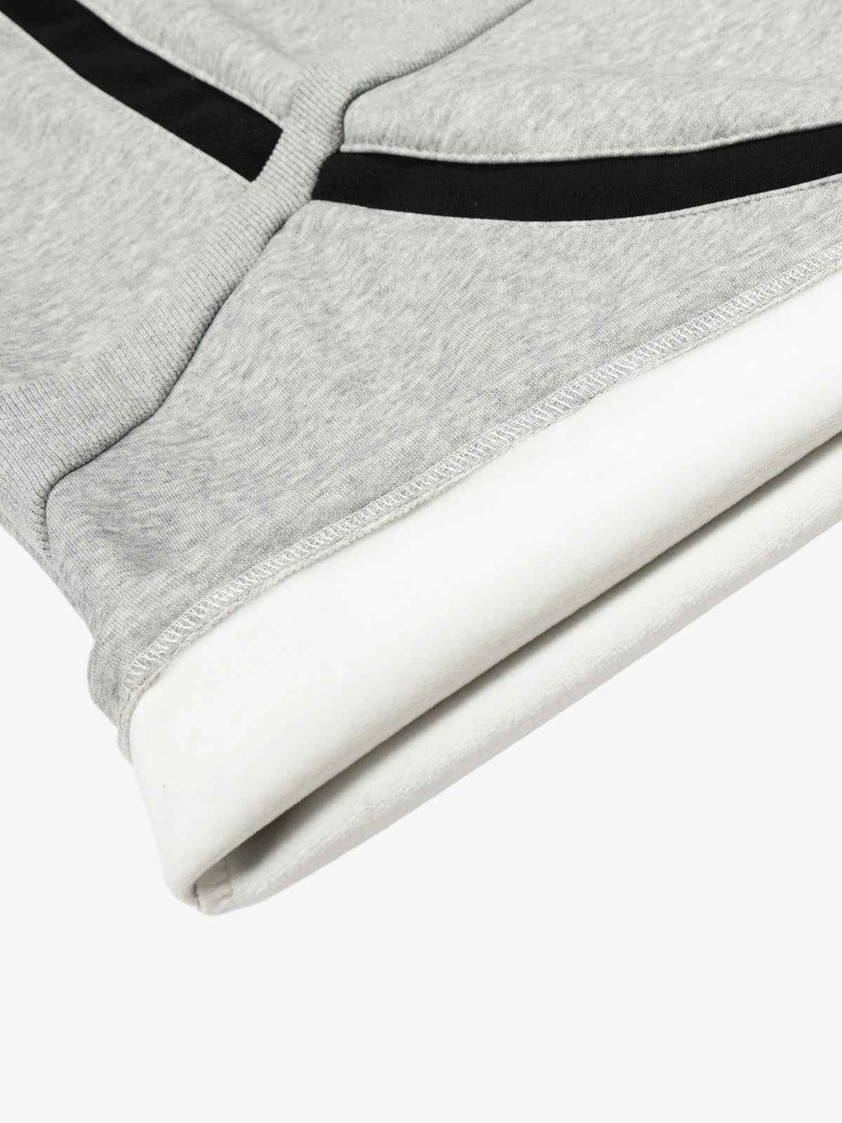 Retro Contrast Panel Drawstring Sweatpants