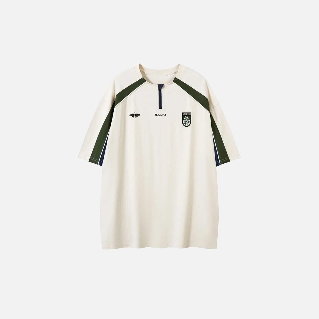 Breathable Y2K Hip Hop Patchwork Racing T-Shirt - Luxuryurbanwear
