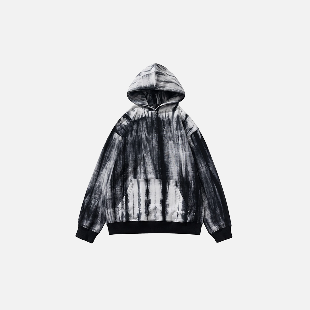 Streetwear Retro Oversized Vintage Tie Dye Hoodie - Luxuryurbanwear