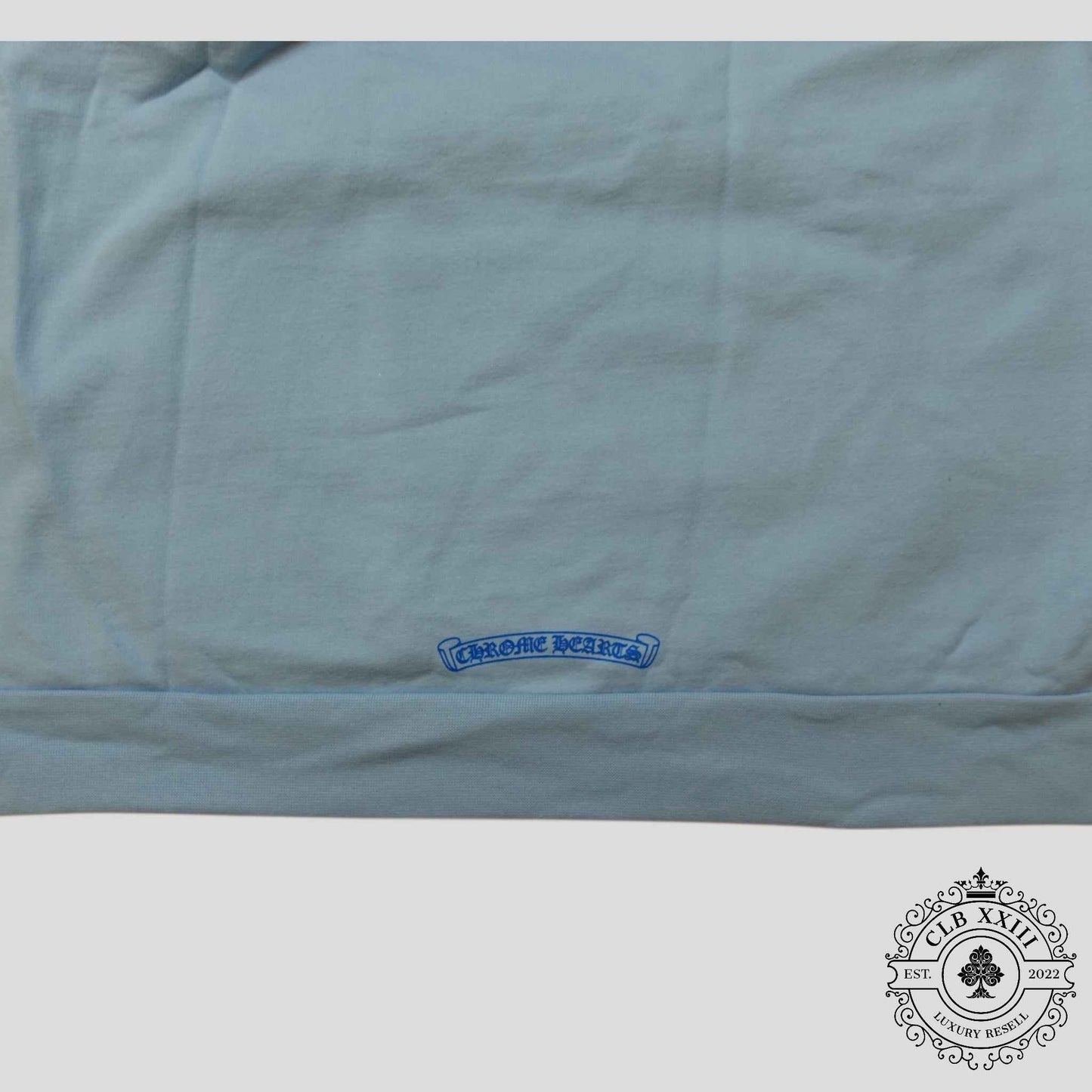 Chrome Hearts Art Basel Vine Dagger Hoodie in Baby Blue