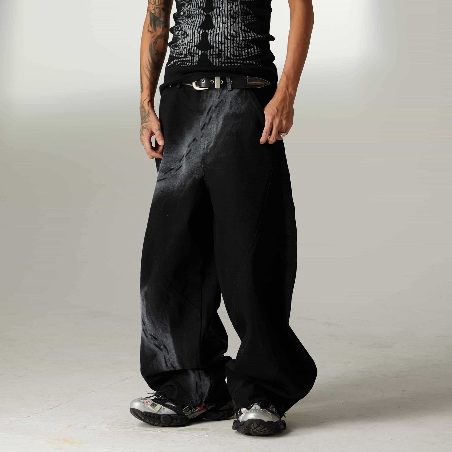 Chain Print | Baggy Jeans - Luxuryurbanwear