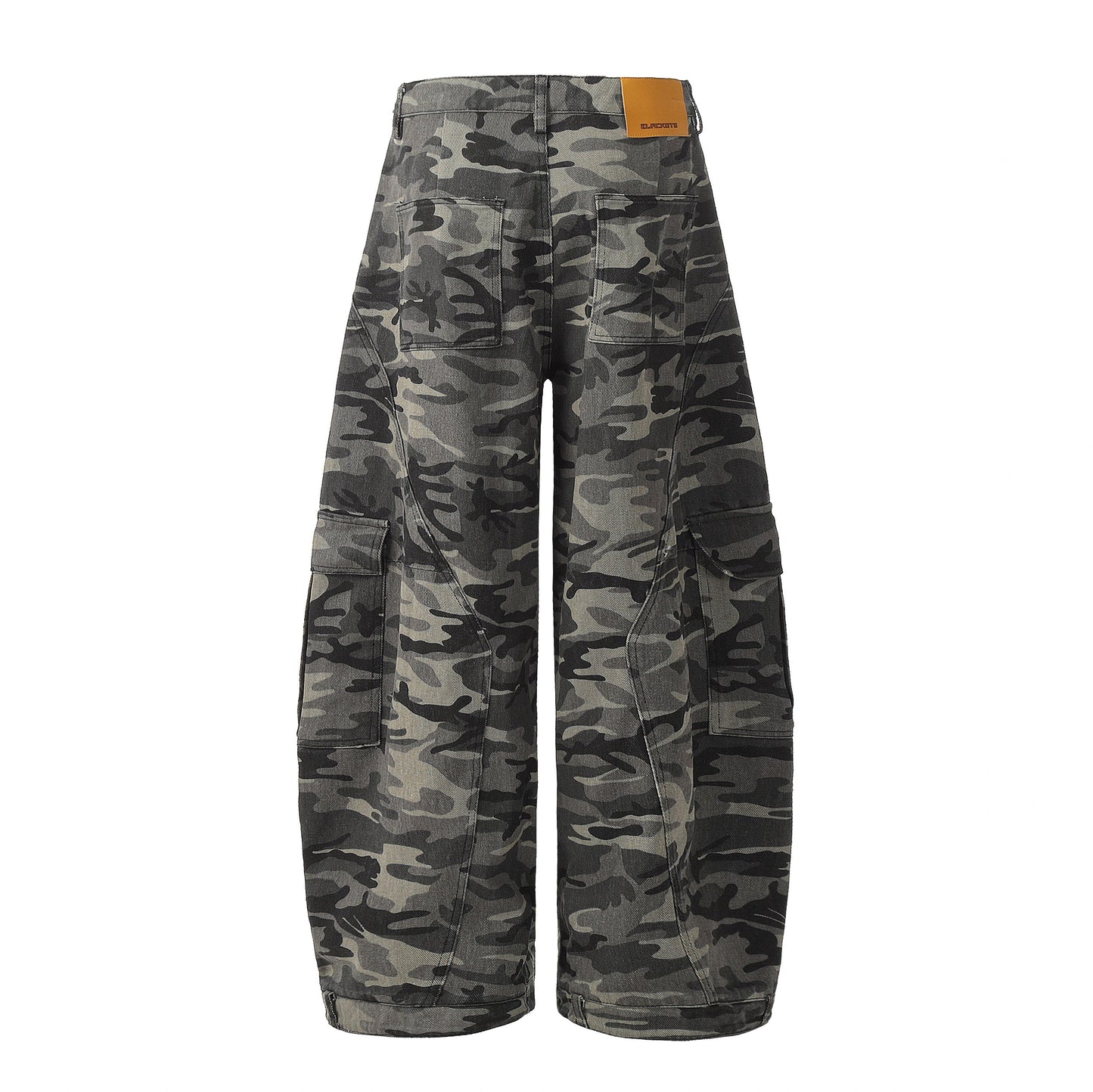 Tactical Camo Baggy Jeans - Gorpcore Utility Streetwear | LuxuryUrbanwear - Luxuryurbanwear
