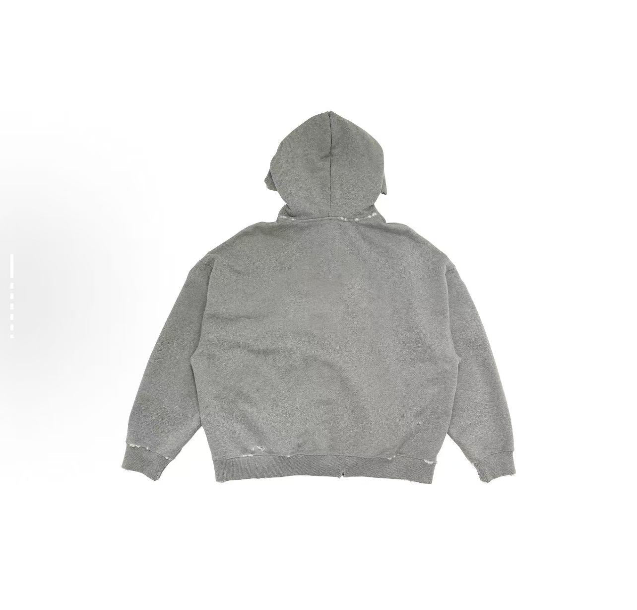 Gothic Text | Distressed Hoodie - Luxuryurbanwear