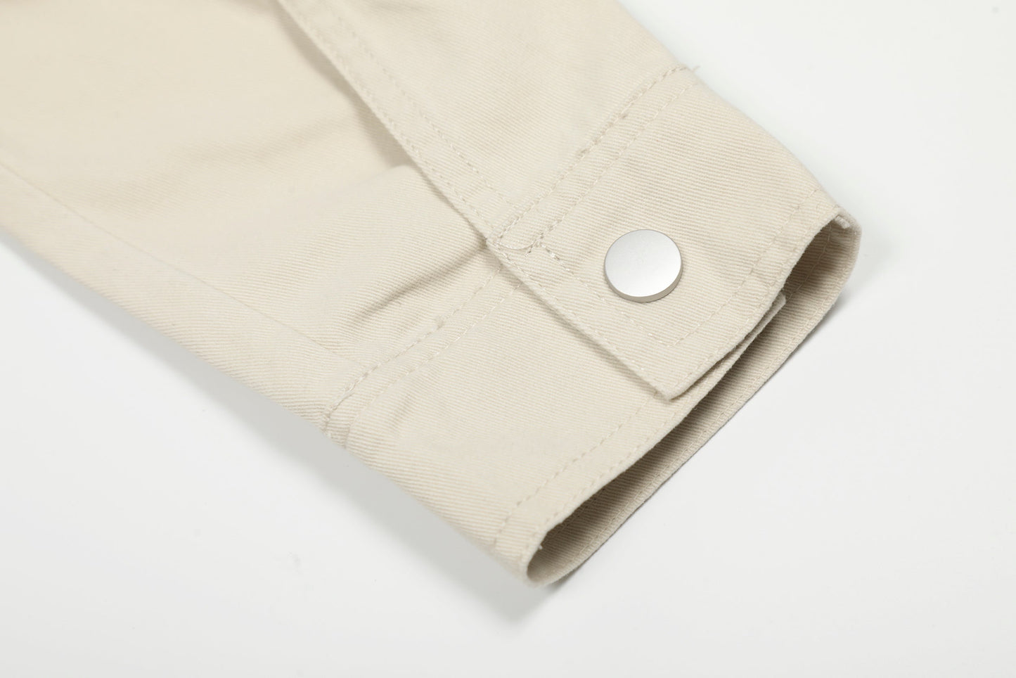 Steel Fade | Minimalist Zip-Up Denim Jacket - Luxuryurbanwear
