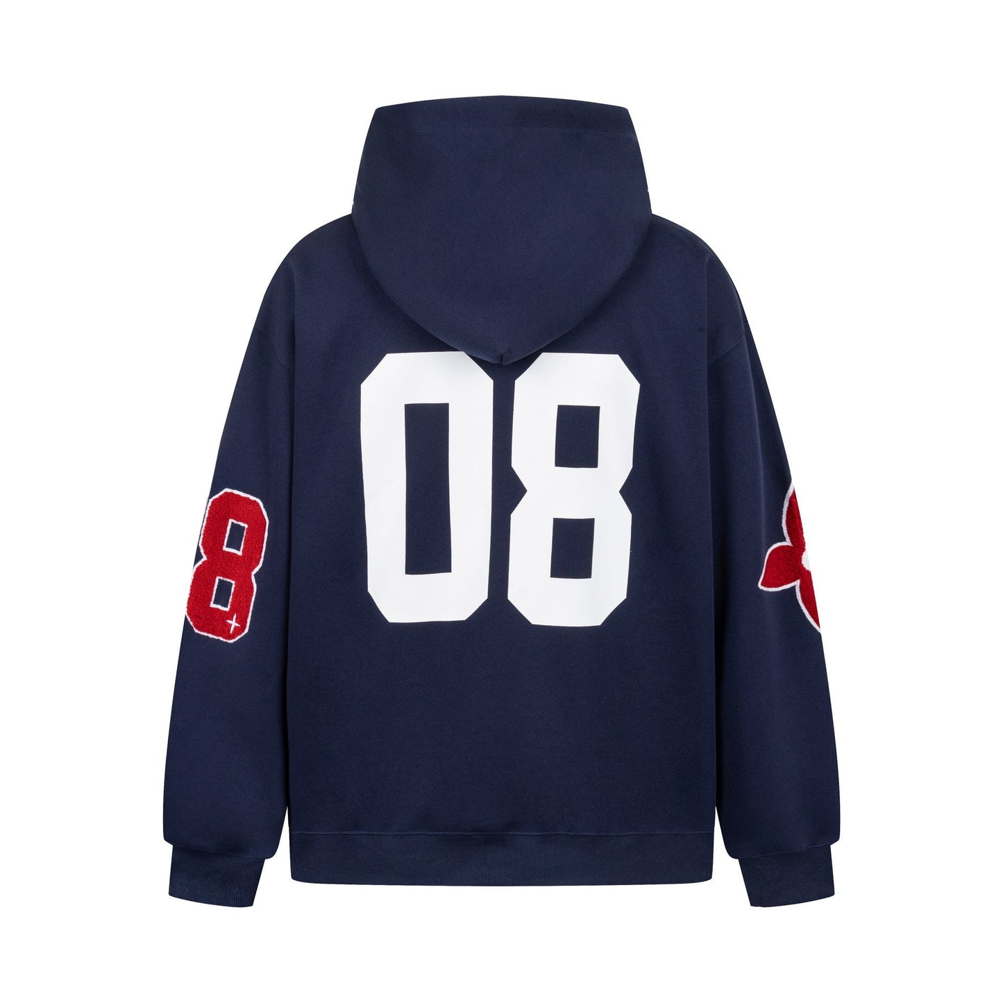 Varsity 08 | Graphic Zip-Up Hoodie - Luxuryurbanwear