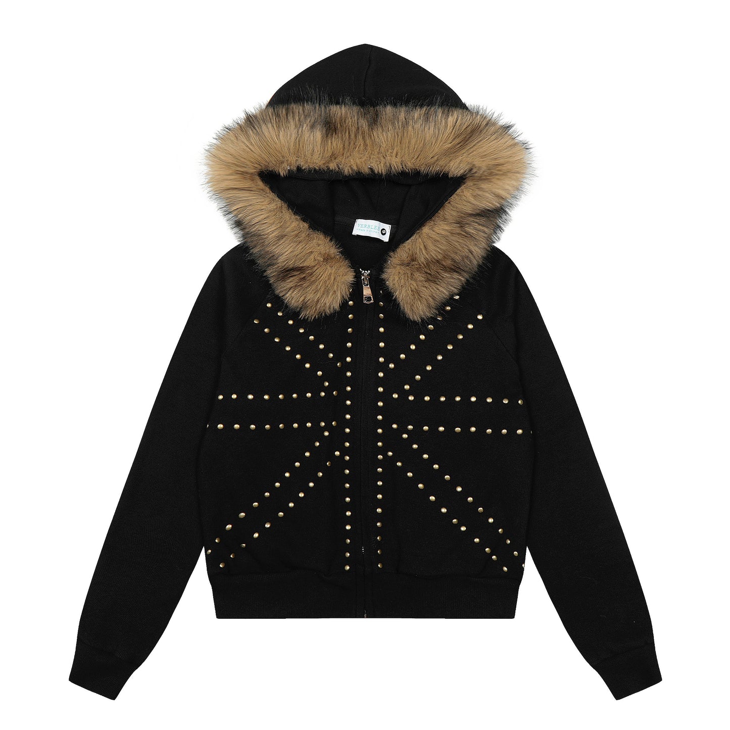 Urban Luxe | Bomber Jacket with Faux Fur Trim - Luxuryurbanwear
