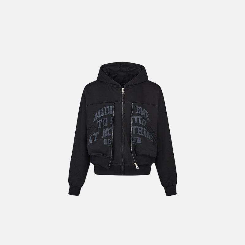 Zip Up Hoodie Motivational