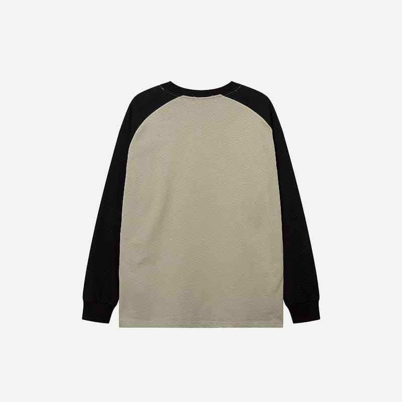 Sweat Patchwork Splicing