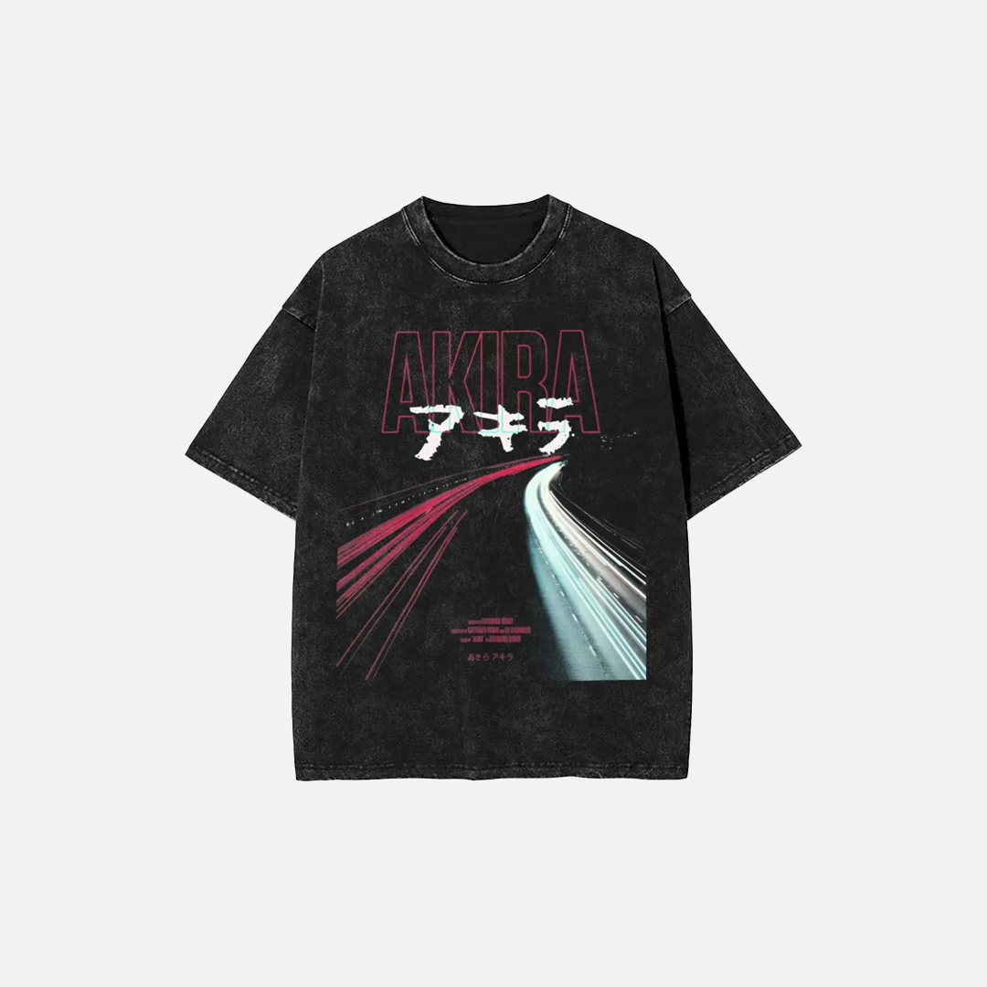 Insulated Akira Manga Graphic Oversized T-Shirt - Luxuryurbanwear