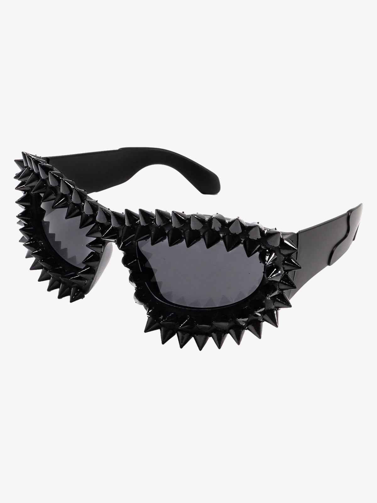 Retro High-Street Multicolor Spike Studded Sunglasses