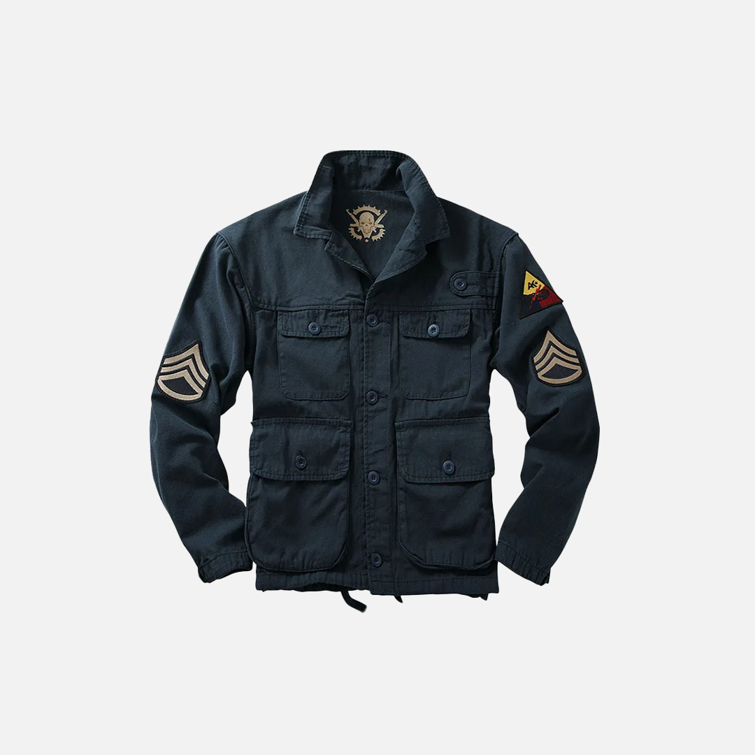 Vintage Military Multilayer Washed Tank Jacket - Luxuryurbanwear
