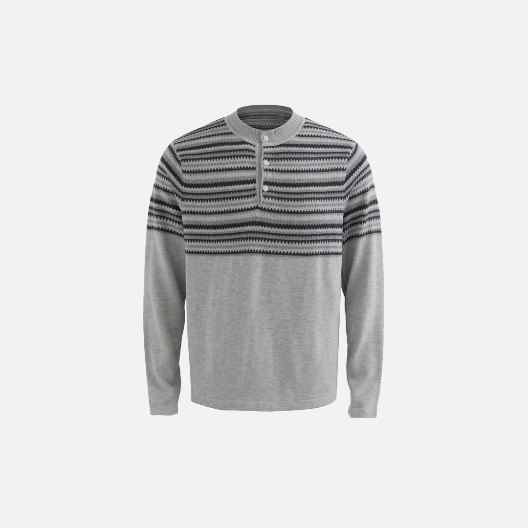 Vintage Striped American Style Casual Knit Sweater - Luxuryurbanwear