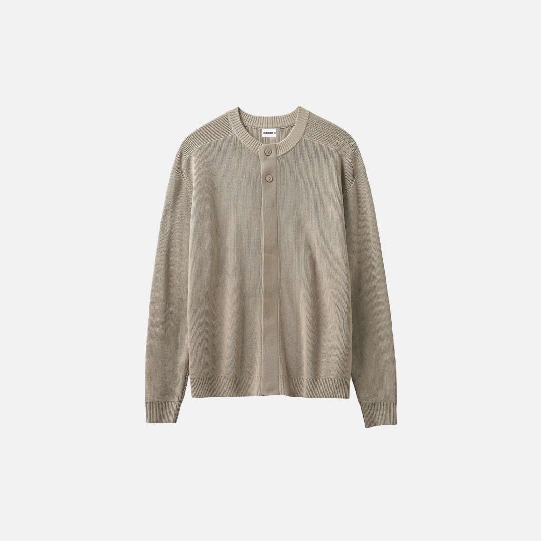 Korean Style Hip Hop Loose Fit Vintage Knit Cardigan - Luxuryurbanwear