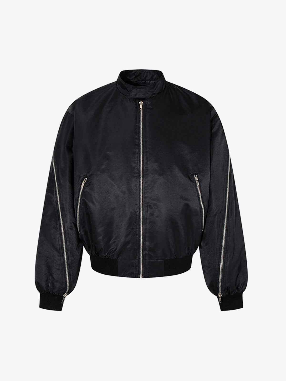 Minimalist Zip Bomber Jacket