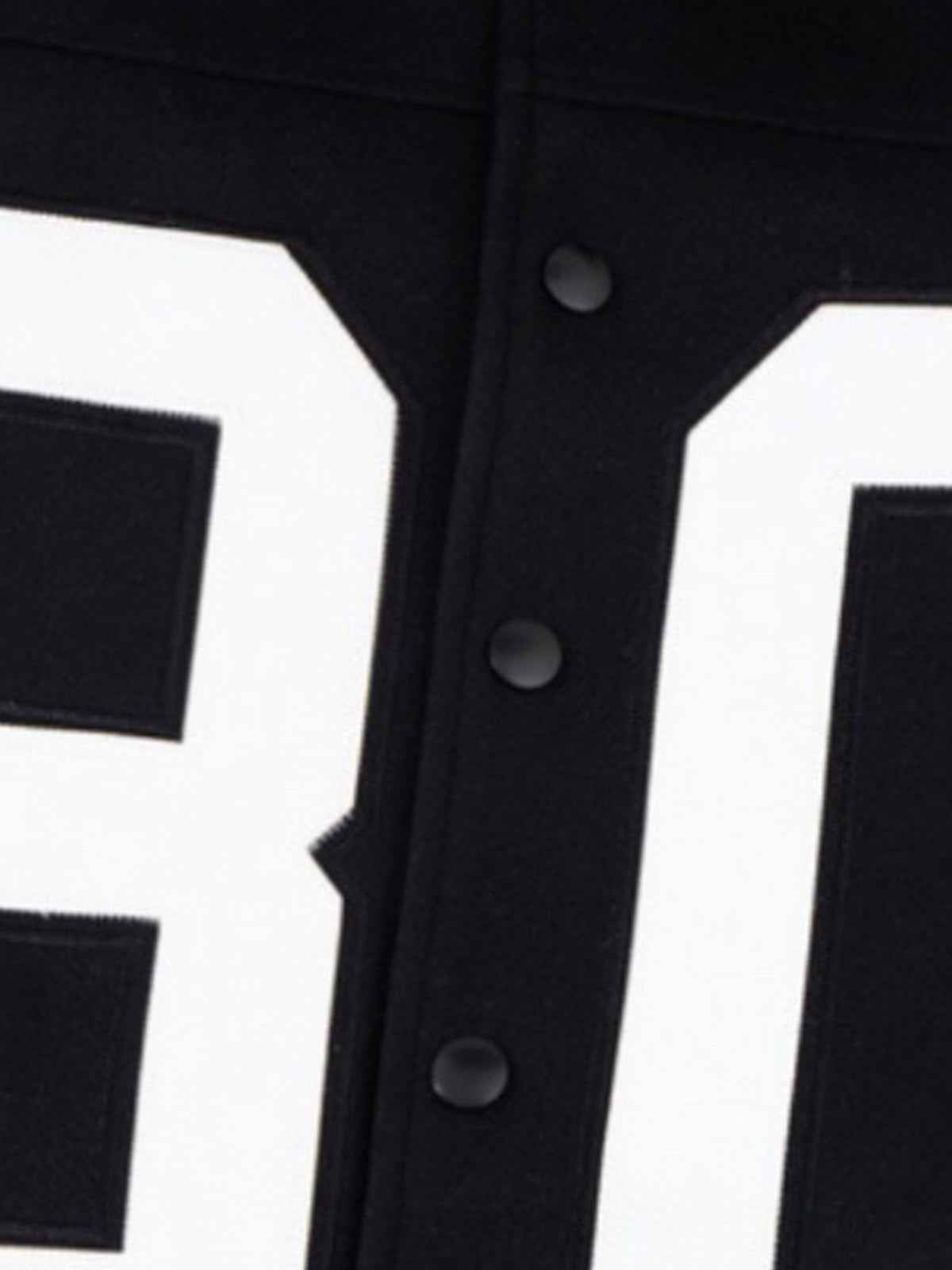 Retro Varsity Number Patch Jacket
