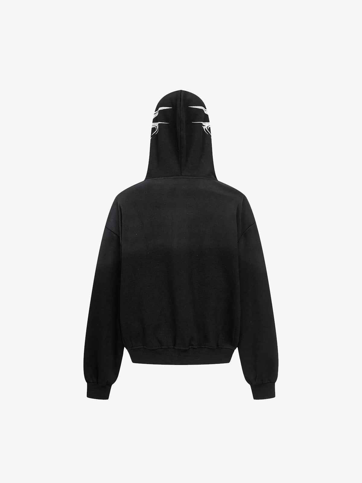 High Street Script Letter Print Zip-up Hoodie Jacket