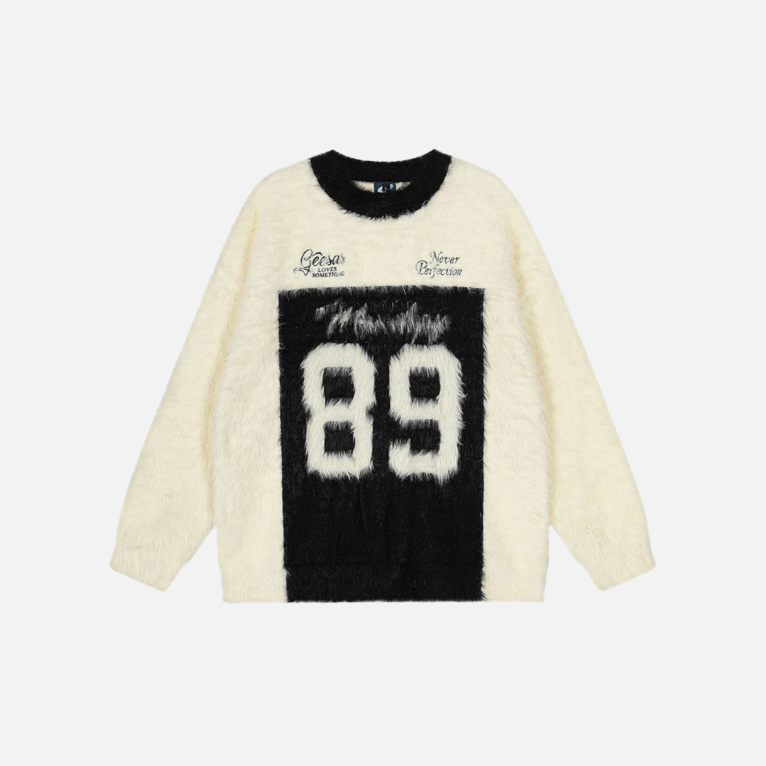 High-Quality Oversized Y2K Casual Sweater - Luxuryurbanwear