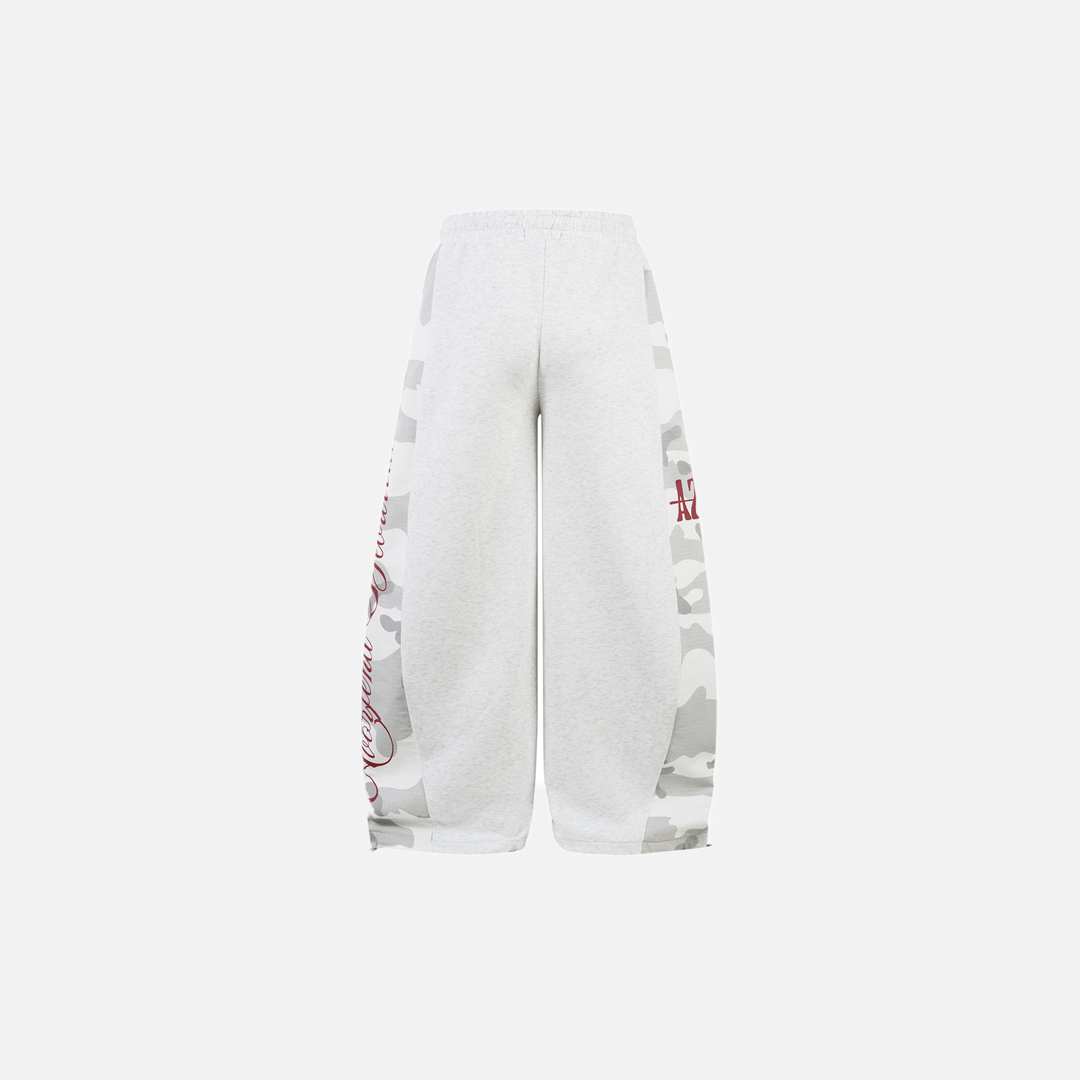 Stylish Camouflage Patchwork Sporty Wide Leg Jogger - Luxuryurbanwear