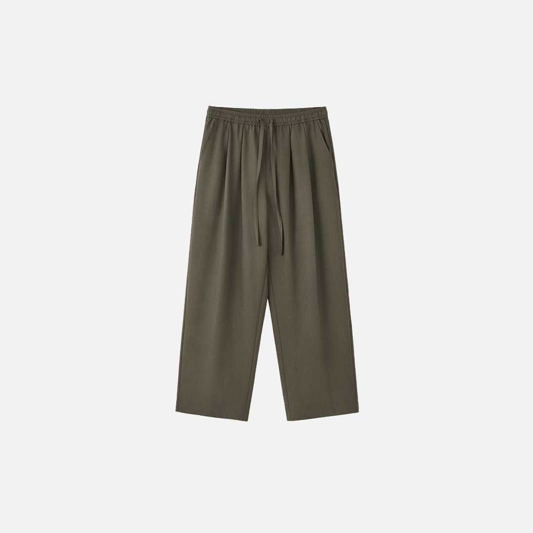 Retro Trendy Linen Straight Leg Sweatpants - Luxuryurbanwear