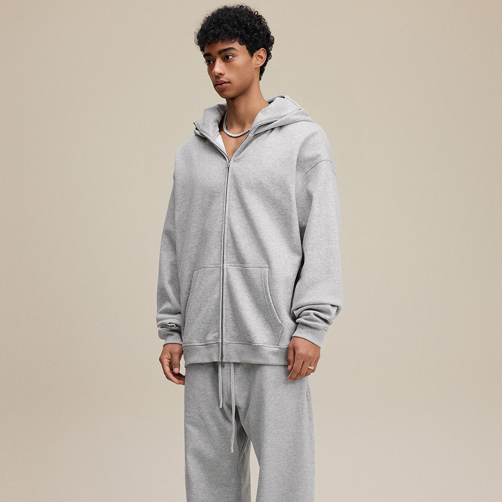 Windproof Mask | Oversized Zip Up Hoodie - Luxuryurbanwear