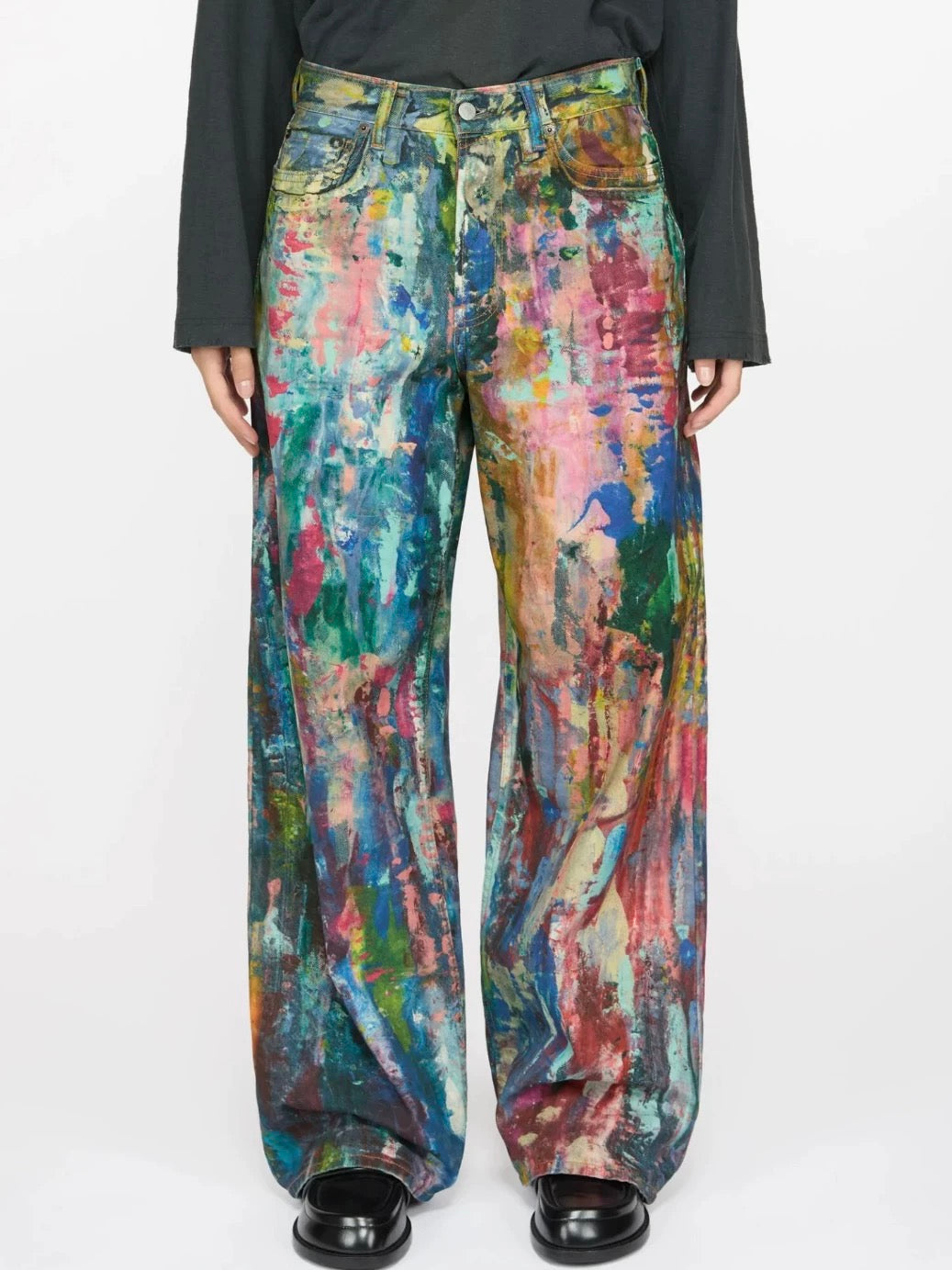 Multicolor Paint Splash | Denim Jeans - Luxuryurbanwear