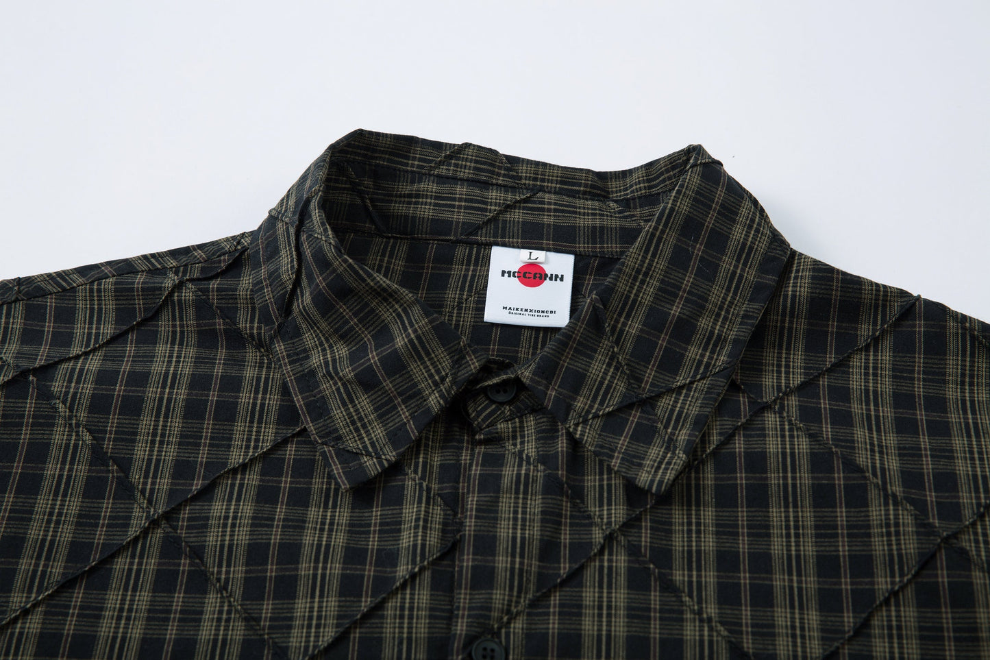 Layered Plaid Shirt | Street Sweatshirt - Luxuryurbanwear