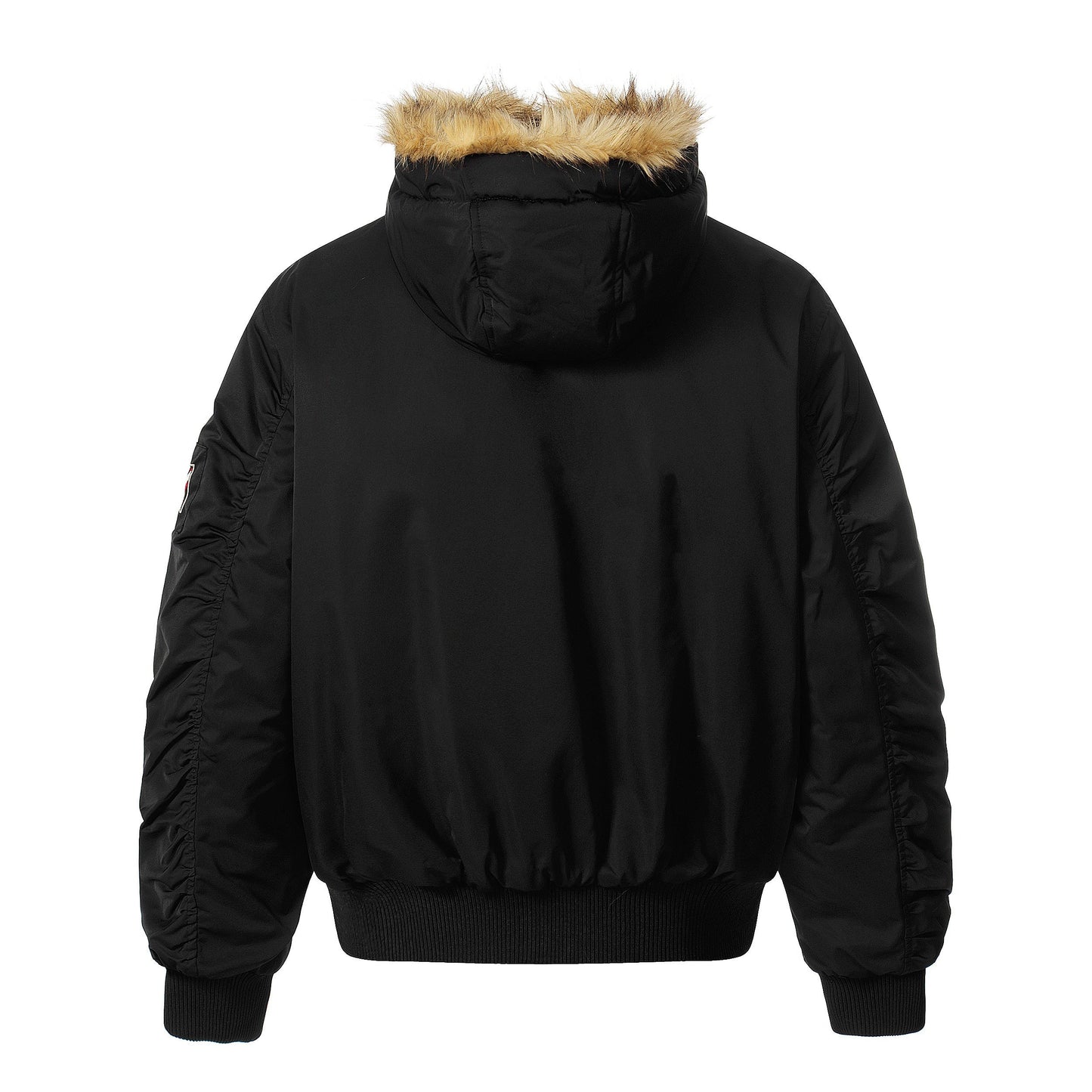Leopard Fleece | Badge Bomber Jacket - Luxuryurbanwear