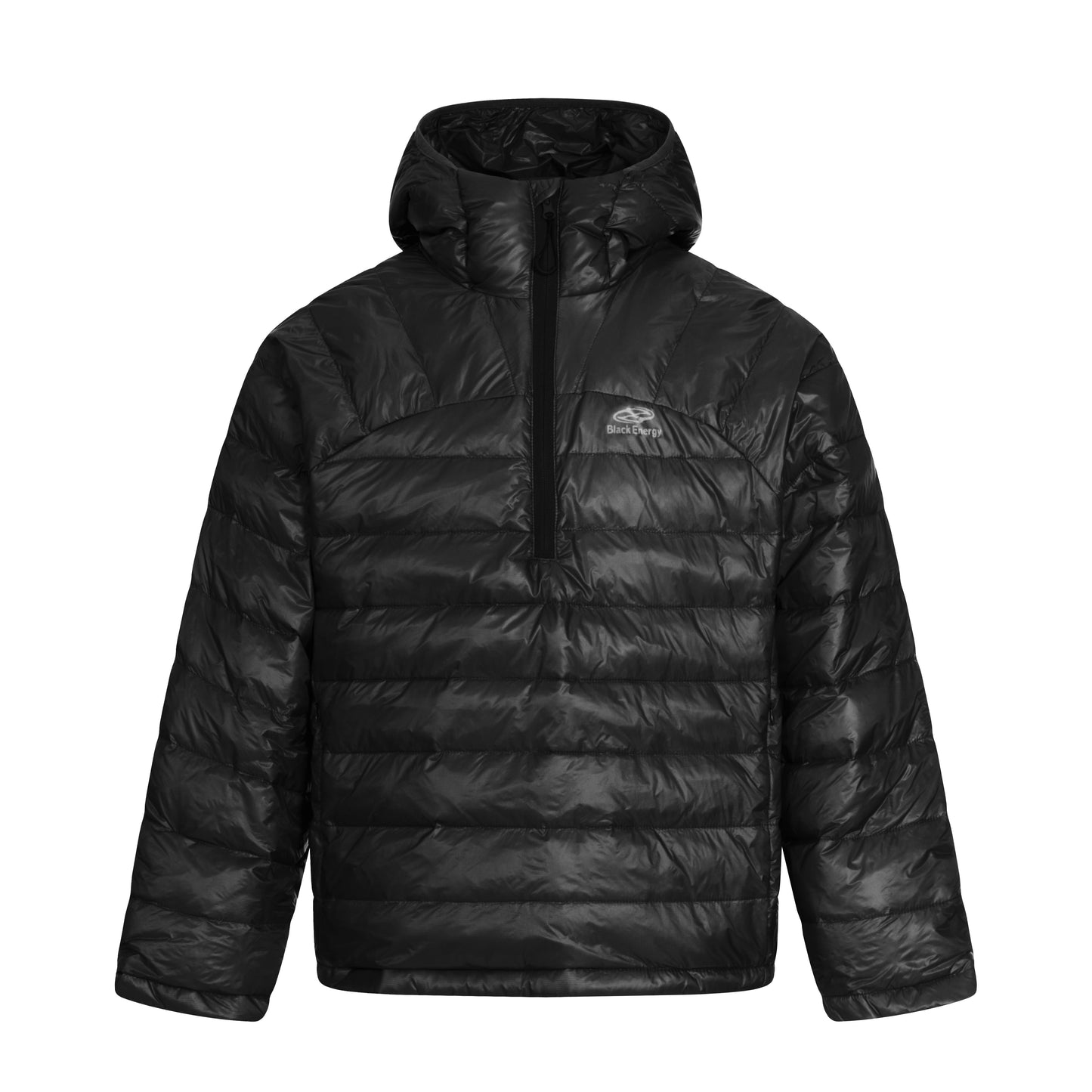 Lightweight Half-Zip | Hooded Puffer Jacket - Luxuryurbanwear