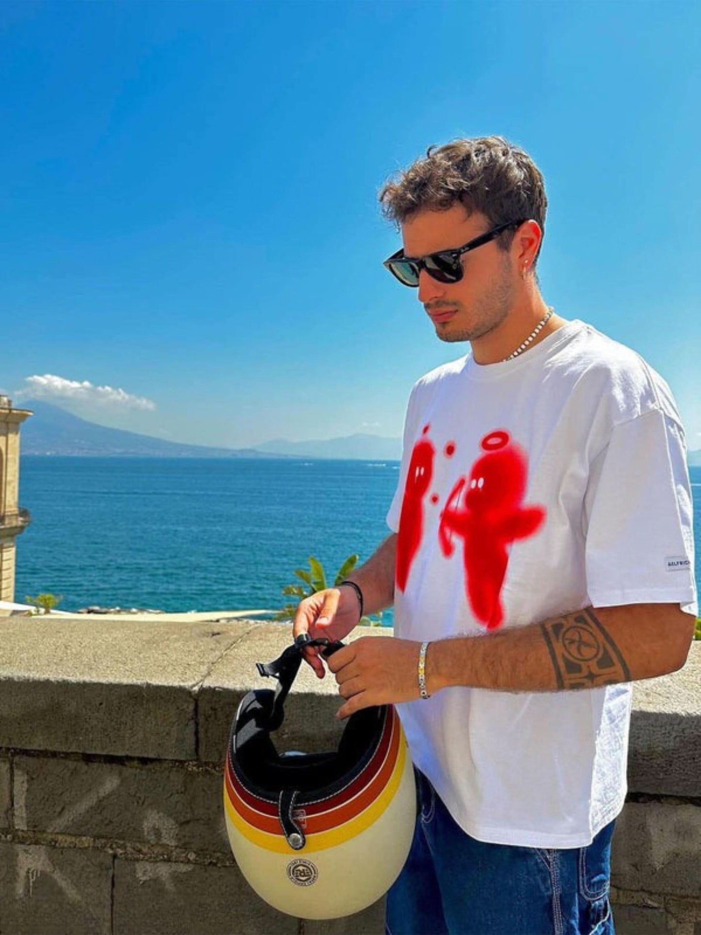 LUW "Cupilove" Graphic Tee - Luxury Heavyweight Romantic Streetwear T-Shirt