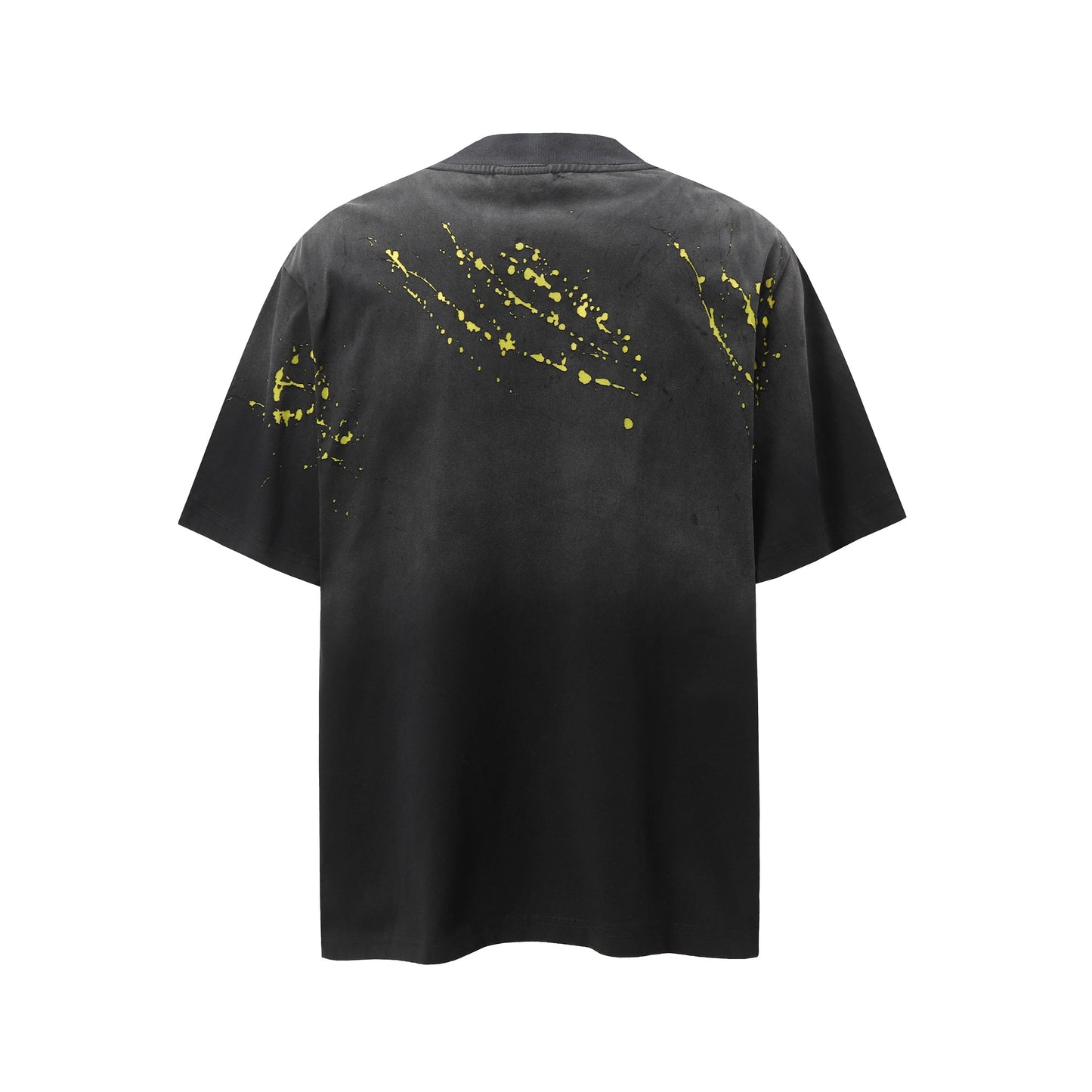 Splatter Graphic | Black T-Shirt - Luxuryurbanwear