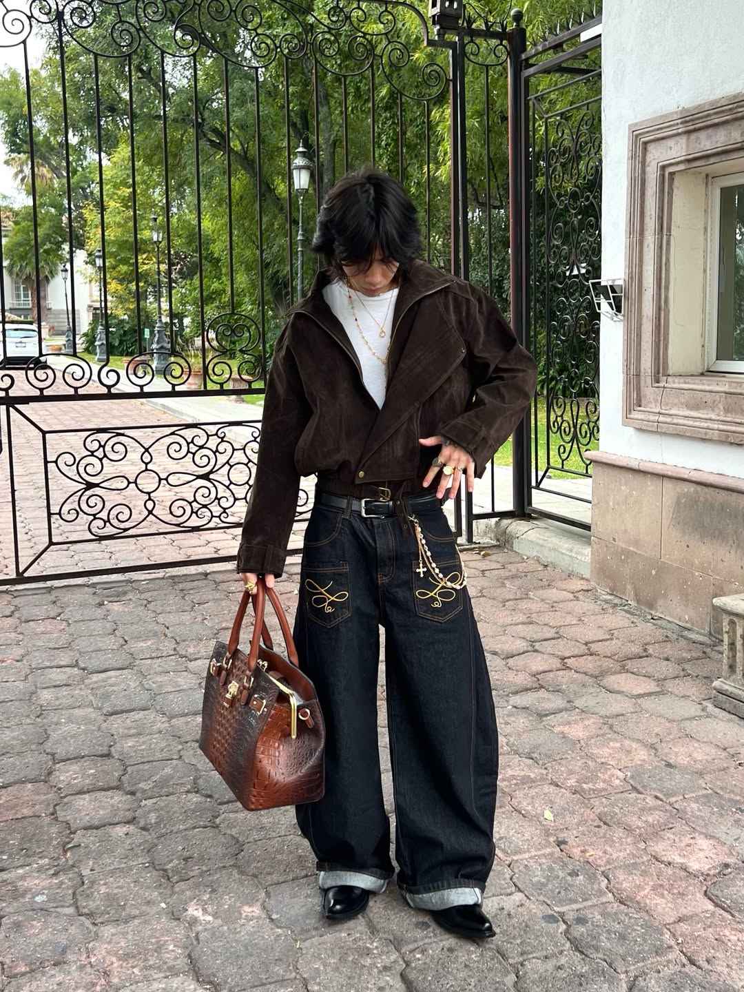 Effortless Chic Punk Vibe Loose Fit Jacket